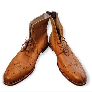 aston grey payton wingtip boot